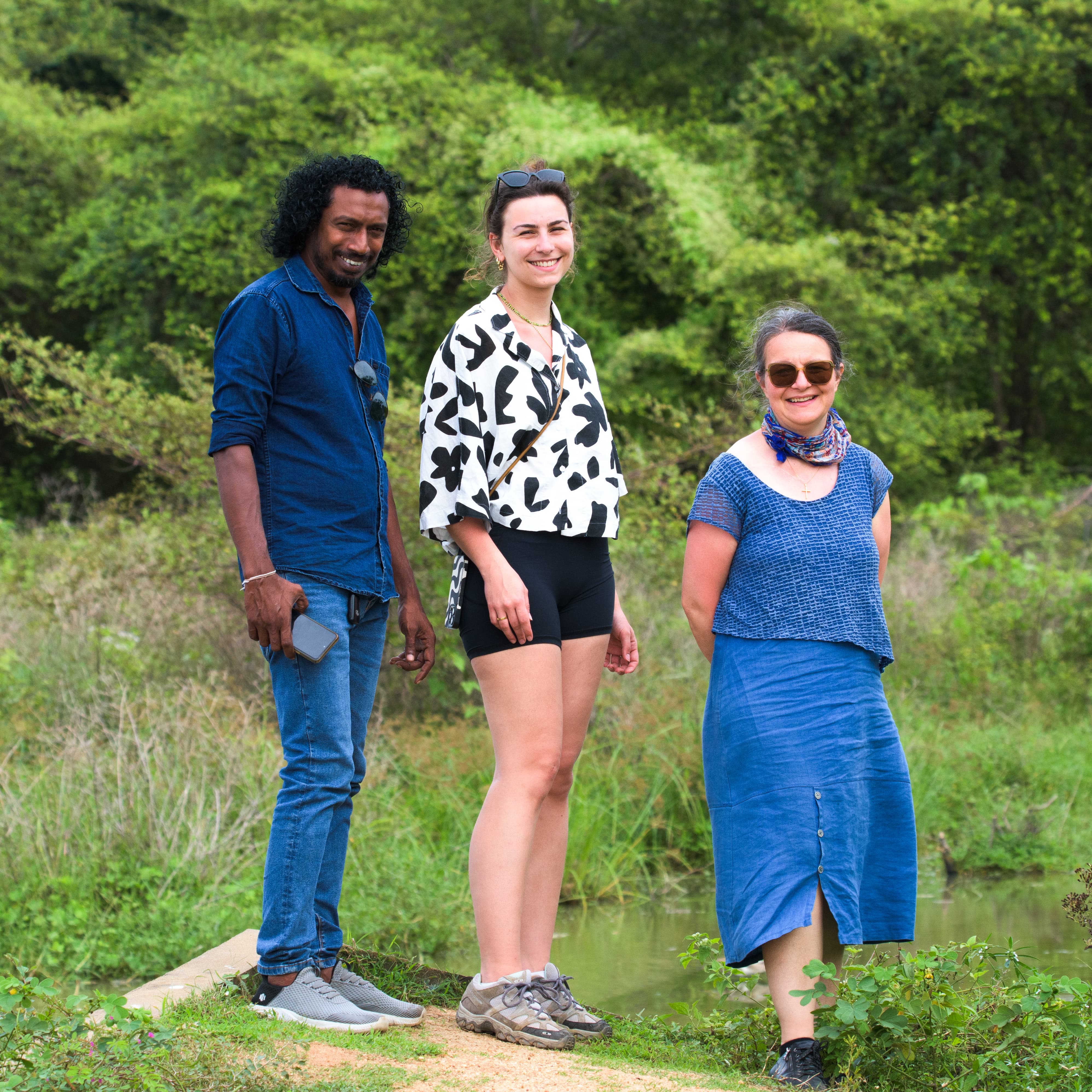 Aurore from Germany enjoying heritage tour in Sri Lanka